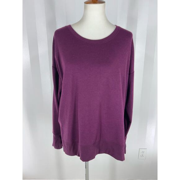 AVIA Women’s Plum Athletic Pullover Sz L - Picture 1 of 9
